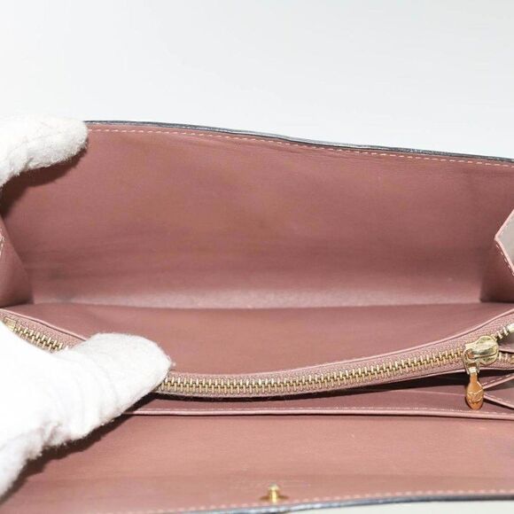 LOUIS VUITTON Vernis Portefeiulle Sarah Wallet Rose - Picture 10 of 15